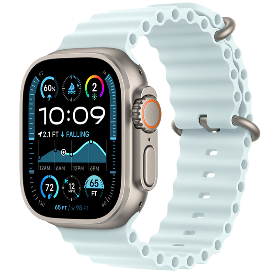 Apple Watch Ultra 2 Natural Ocean Band Ice Blue