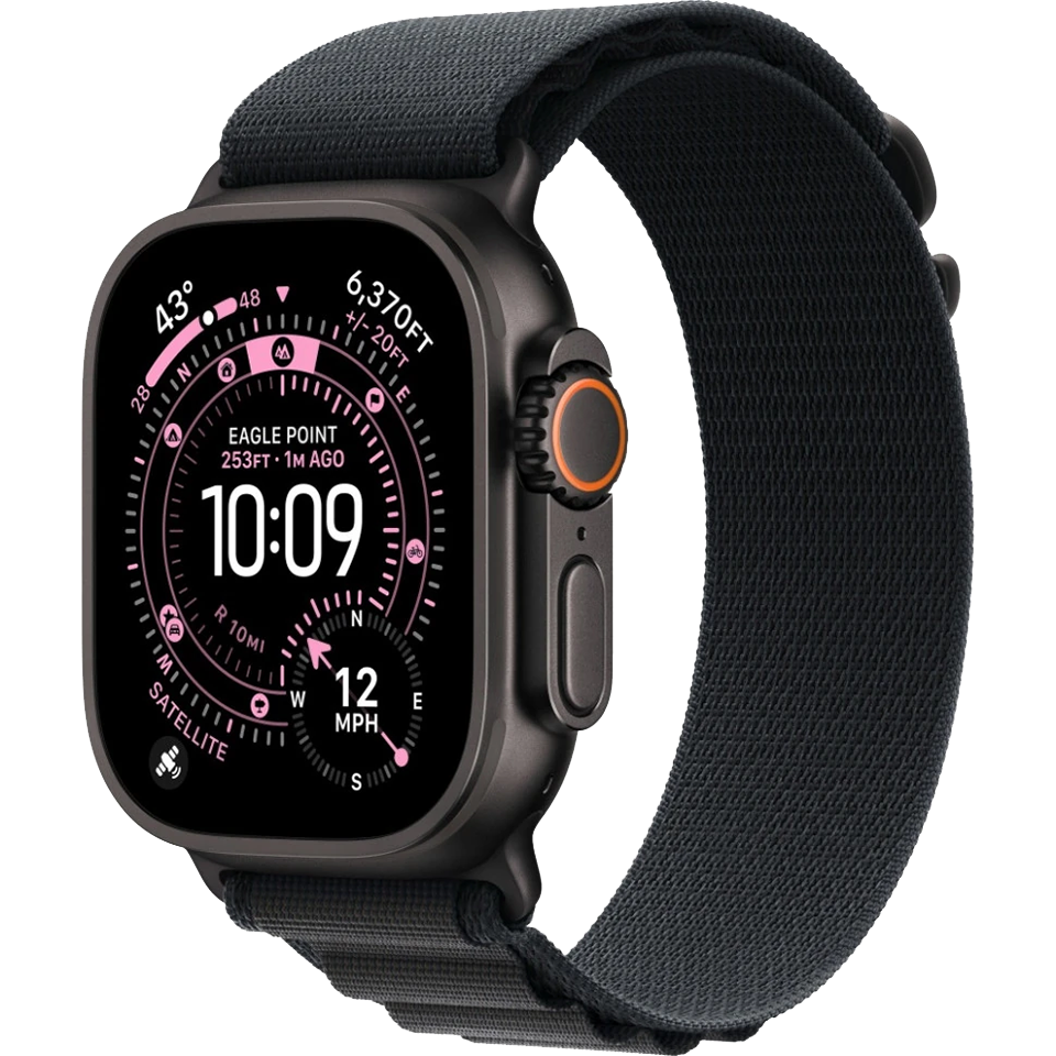 Apple Watch Ultra 3 Black Alpine Loop Black